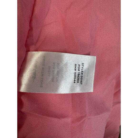 Lulus Chasing Sun Pink Tiered Keyhole Halter Midi Dress Vacation Beach M New - Picture 12 of 13